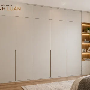 Tủ Quần Áo Kịch Trần Kết Hợp Kệ Trang Trí Gỗ Hiện Đại 7 Tủ Quần Áo Kịch Trần Kết Hợp Kệ Trang Trí Gỗ Hiện Đại - Ảnh 3