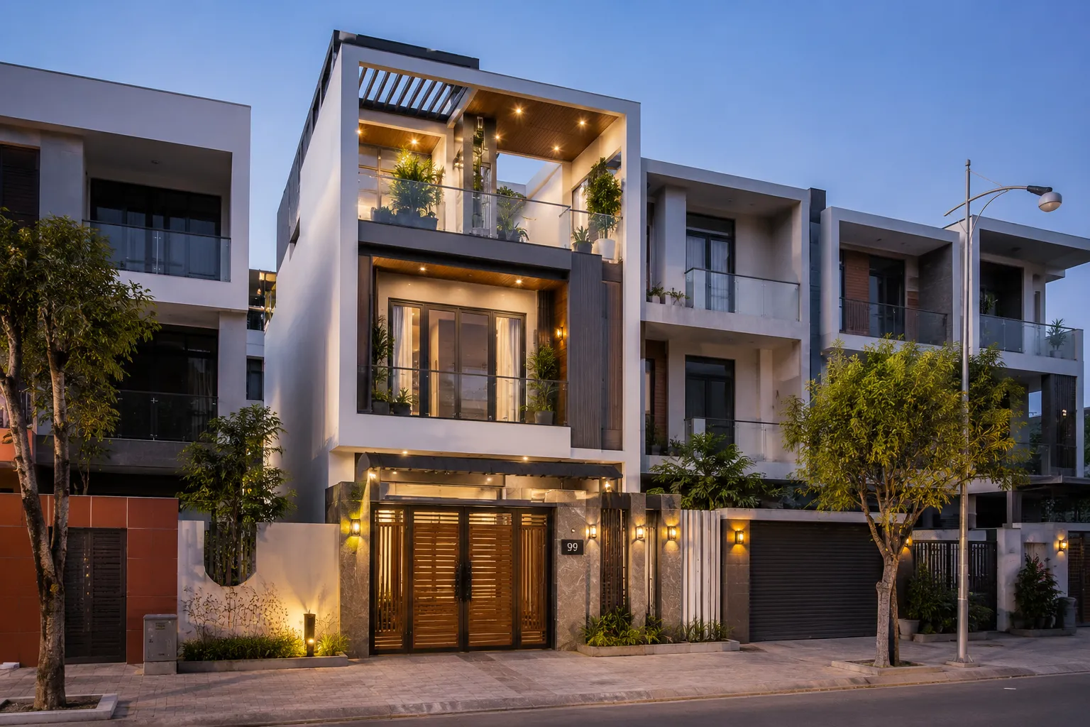 Nội thất phòng khách được thiết kế phù hợp với từng không gian