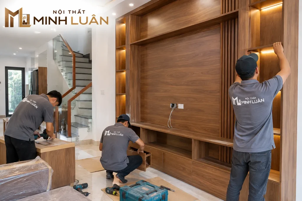 Nội thất Gỗ Minh Luân cung cấp giải pháp nội thất đồng bộ cho nhiều không gian