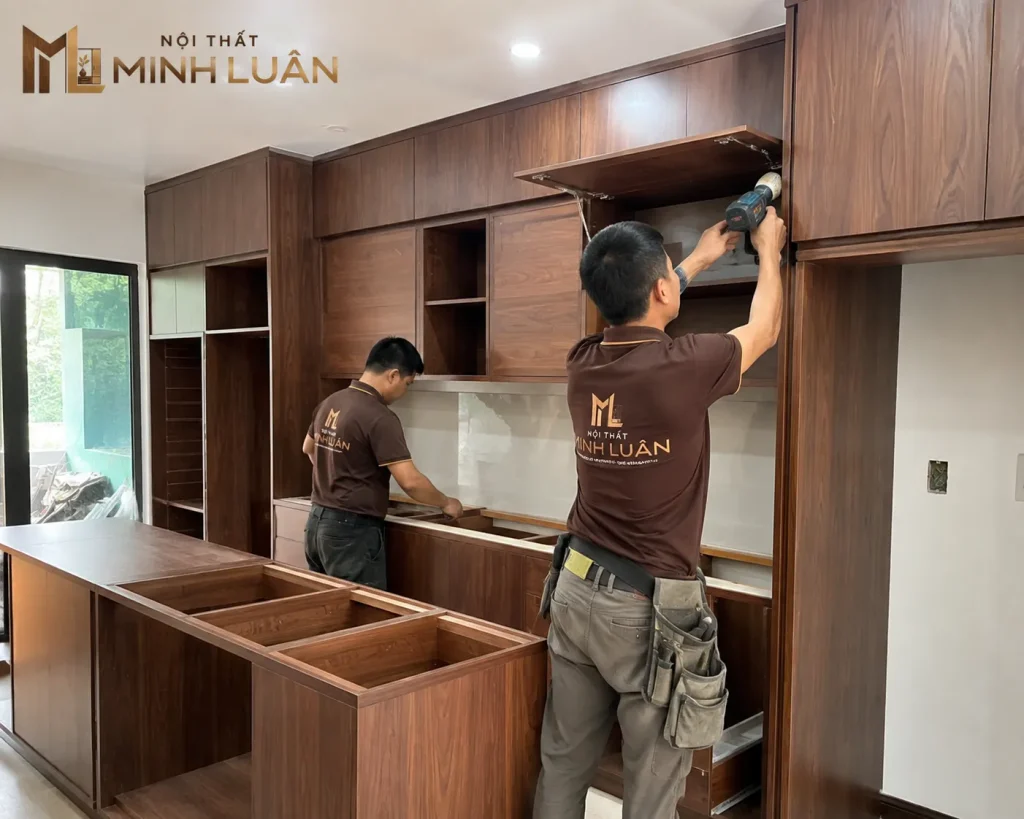 Nội thất Gỗ Minh Luân tư vấn và thiết kế Nội Thất Nhà Bếp theo nhu cầu