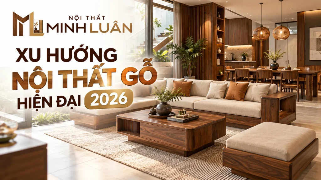 Xu Hướng Nội Thất Gỗ Hiện Đại 2026: Tự Nhiên, Tinh Gọn 1 banner 2
