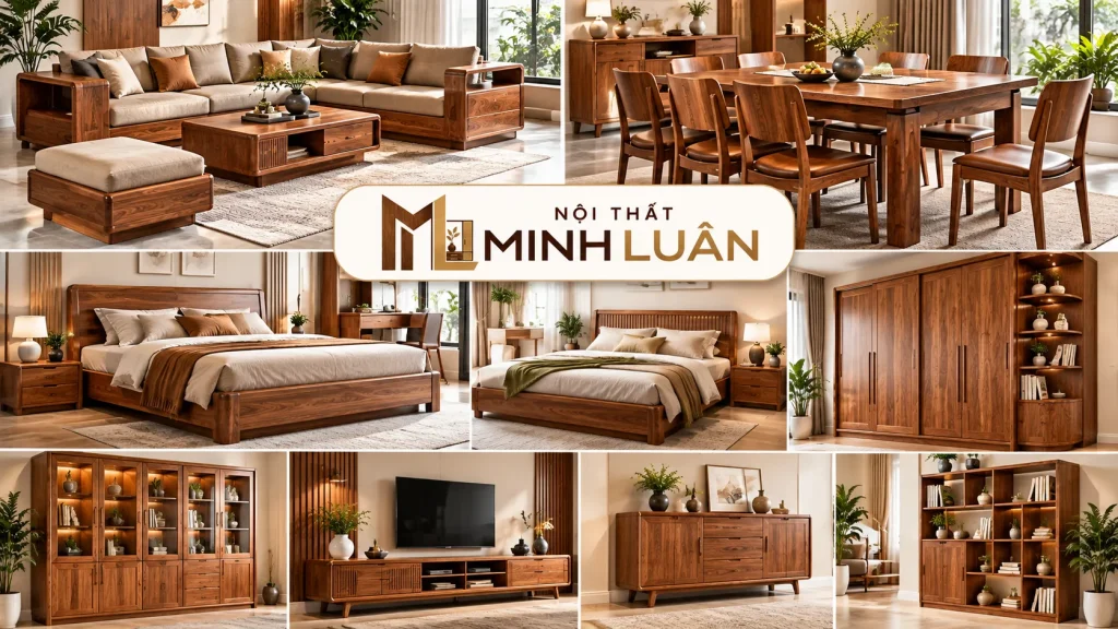 Địa Chỉ Cung Cấp Nội Thất Gỗ Tại TP.HCM 14 Các sản phẩm nội thất gỗ được lựa chọn phổ biến tại TP.HCM